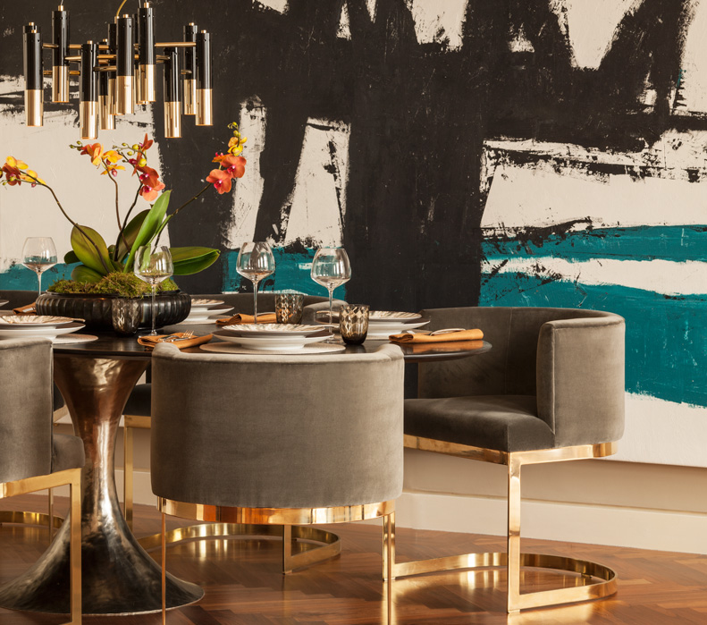 luxury-dining-room-overscaled-abstract-art-bold-wall-mural